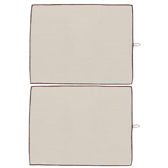 Kitchen Details Jumbo Ivory Drying Mats, 2ct.